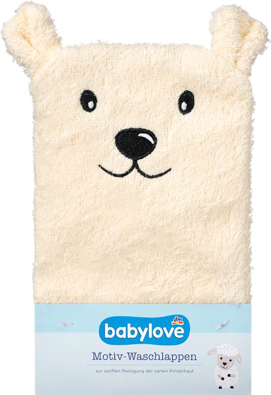 babylove Gant de toilette ours polaire, 1 pc