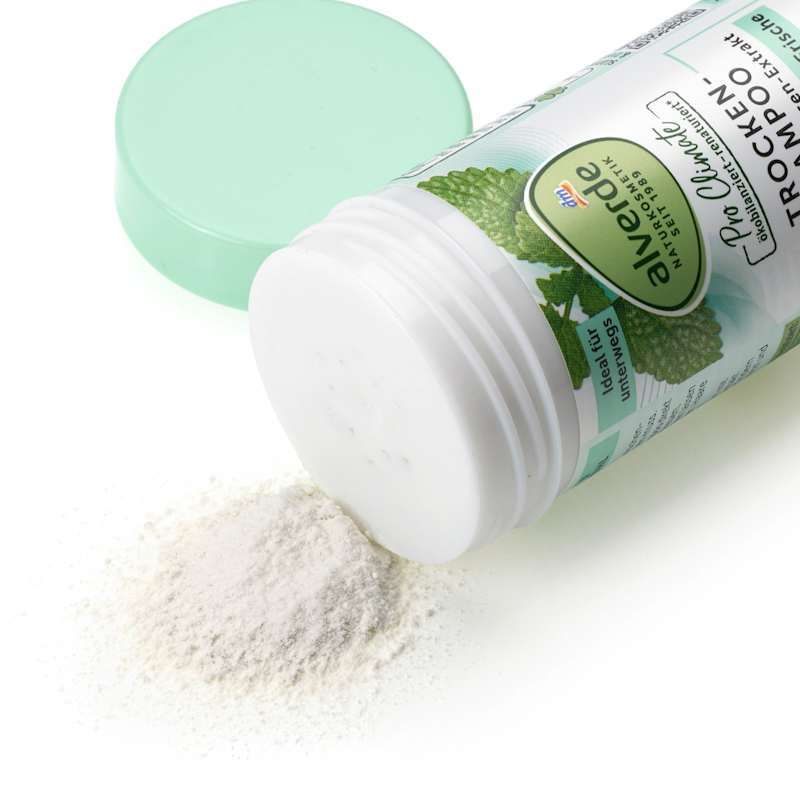 alverde NATURKOSMETIK shampooing sec extrait de mélisse, 20 g