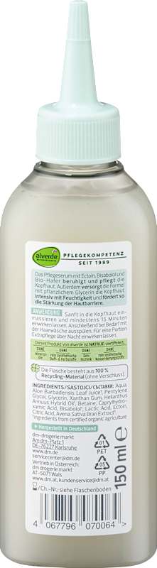 alverde NATURKOSMETIK Sérum cuir chevelu Balance 150 ml
