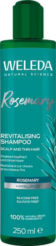 Weleda Shampooing Rosmarin Revitalising, 250 ml — produit allemand authentique au Maroc