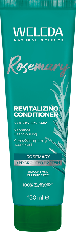 Weleda Après-shampooing Rosmarin Revitalising, 150 ml — produit allemand authentique au Maroc