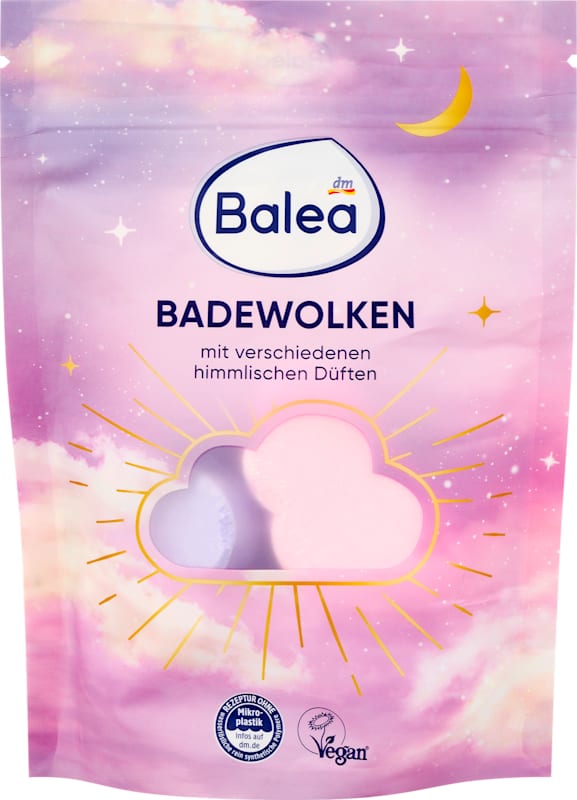 Balea additif de bain Badewolken 5 pièces