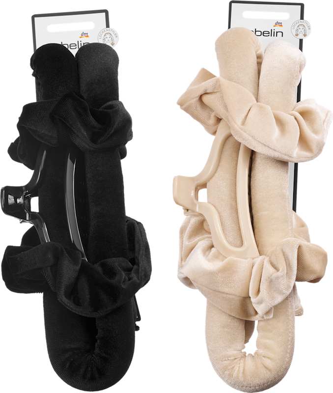 ebelin Bigoudis beige/noir 4 pièces 1 pièce