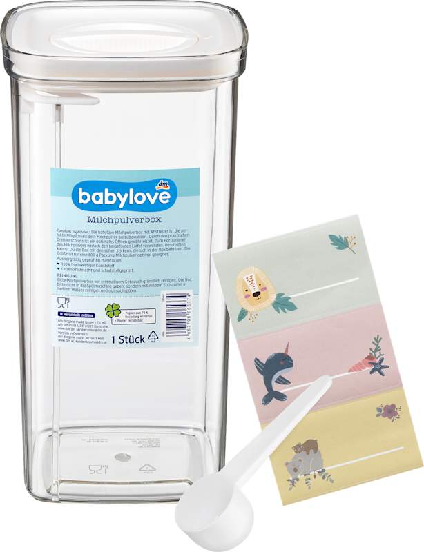 babylove boîte à lait en poudre avec doseur 1 pièce