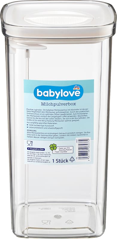 babylove boîte à lait en poudre avec doseur 1 pièce