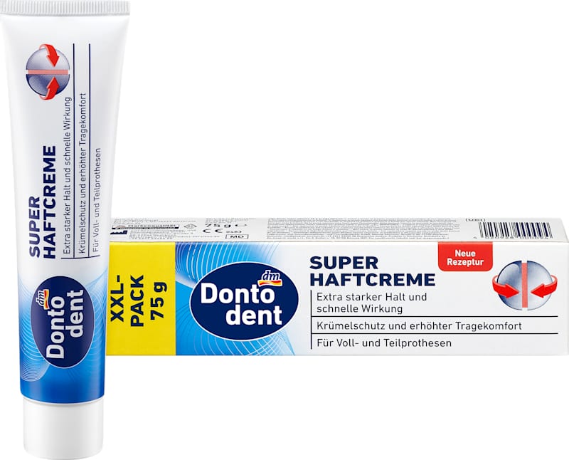 Dontodent Crème adhésive pour dentier, 75 g