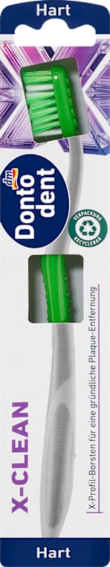 Dontodent Brosse à dents X-clean dure 1 pièce
