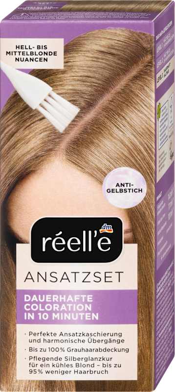 réell‘e Kit retouche racines 9.0 Blond clair à moyen, 1 pièce