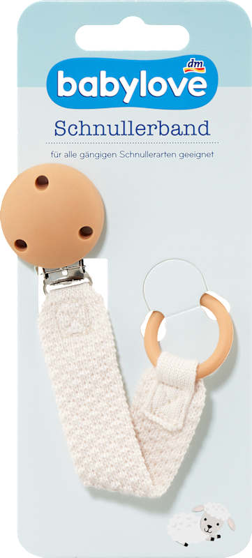 babylove attache-tétine crème, 1 pièce