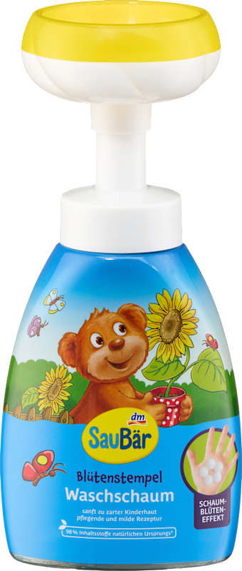 SauBär mousse lavante enfants fleurs 250 ml