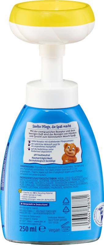 SauBär mousse lavante enfants fleurs 250 ml