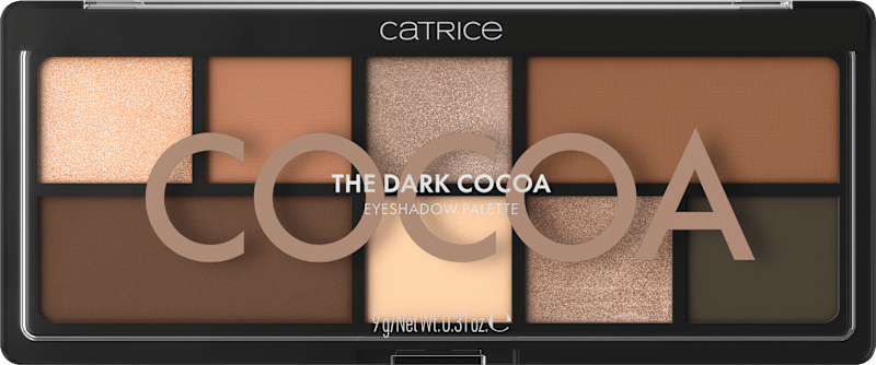 Catrice Fard à paupières The Dark Cocoa Palette, 9 g — produit allemand authentique au Maroc