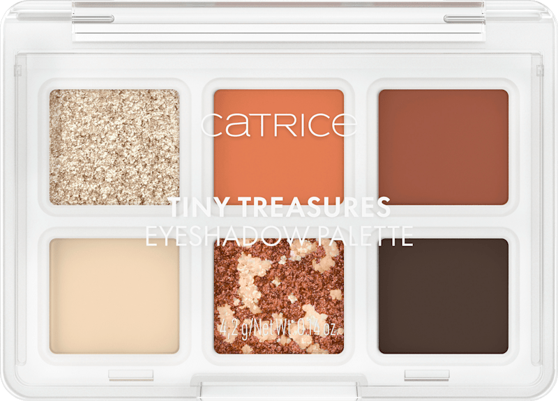Catrice Palette de fards à paupières Tiny Treasures 030 Heat It Up, 4,2 g — produit allemand authentique au Maroc