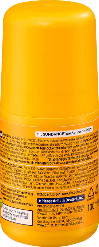 SUNDANCE Roll-on solaire Kids LSF 50 100 ml
