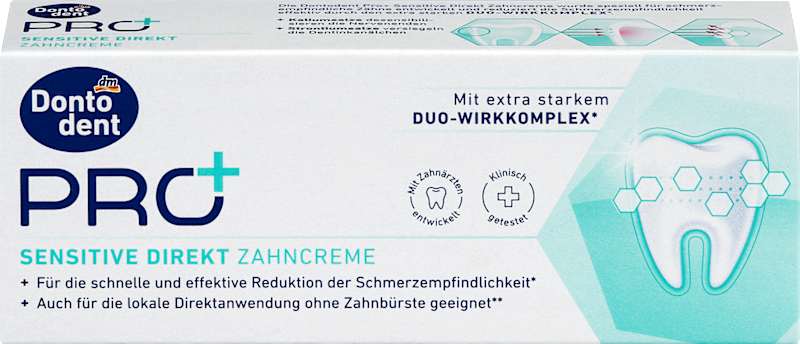 Dontodent PRO+ Dentifrice Sensitive Direkt 75 ml