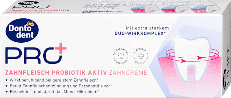 Dontodent PRO+ Dentifrice gencives Probiotik Aktiv 75 ml