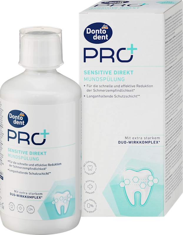 Dontodent PRO+ bain de bouche Sensitive Direkt 400 ml