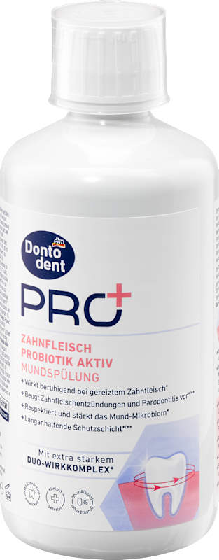 Dontodent PRO+ Bain de bouche Gencives Probiotique Actif 400 ml