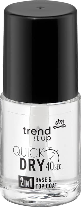 trend !t up Base & Top Coat 2en1 Séchage Rapide 10,5 ml