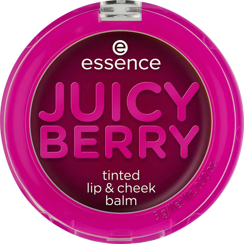 essence Baume à lèvres Juicy Berry Tinted Lip & Cheek Balm, 3 g