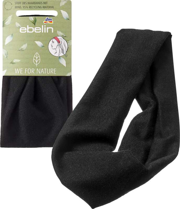 ebelin bandeau cheveux noir 1 pièce