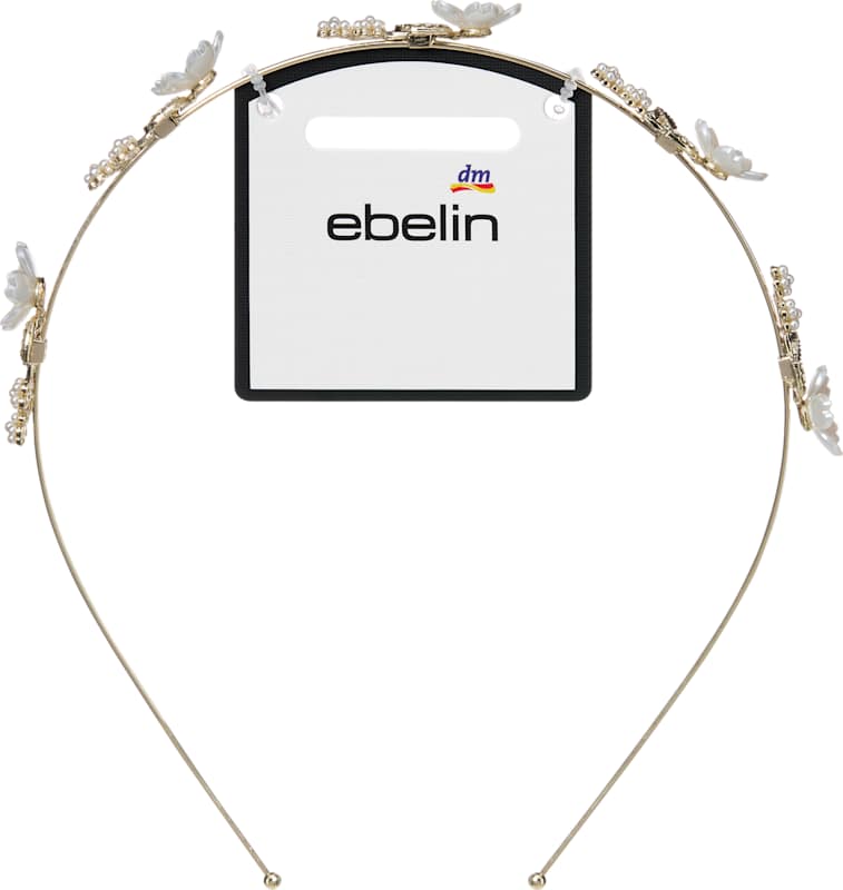 ebelin serre-tête à fleurs aspect doré 1 pièce