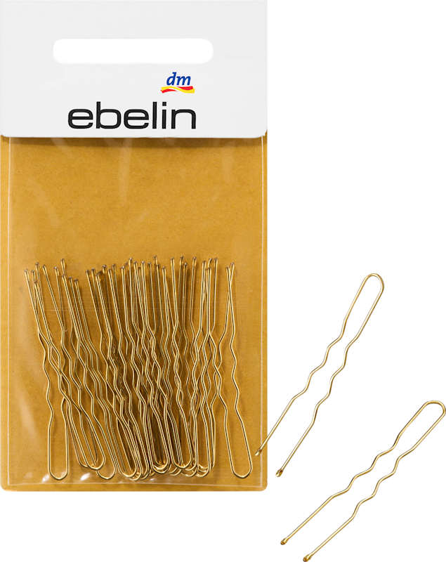 ebelin Épingles à cheveux courtes dorées 20 pièces