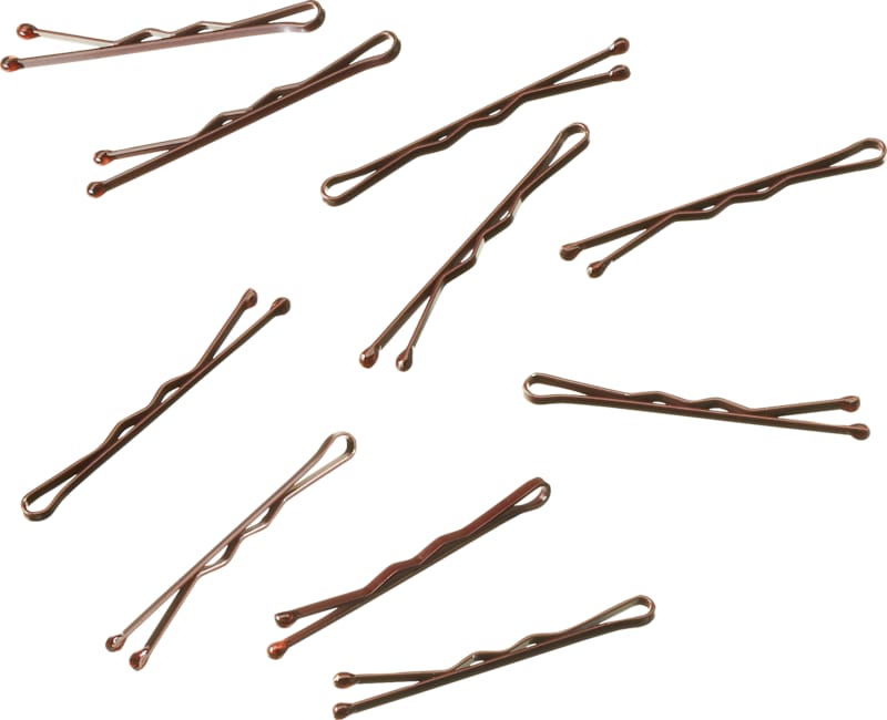 ebelin pinces à cheveux courtes marron 30 pièces