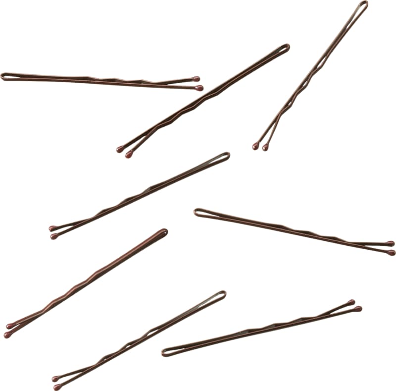 ebelin Épingles à cheveux longues marron, 24 pièces