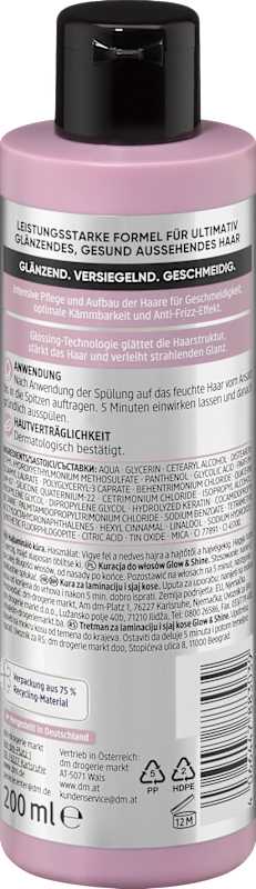 Balea PROFESSIONAL Soin capillaire Glow & Shine 200 ml