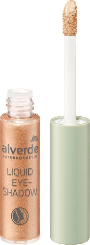 alverde NATURKOSMETIK Fard à paupières liquide 01 Golden Glow 3,9 ml