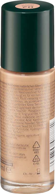 alverde NATURKOSMETIK Enlumineur Perfect Glow Fluid 02 Warm Amber 29 ml