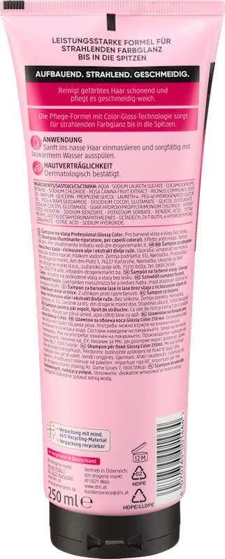 Balea PROFESSIONAL Shampoing Glossy Color 250 ml