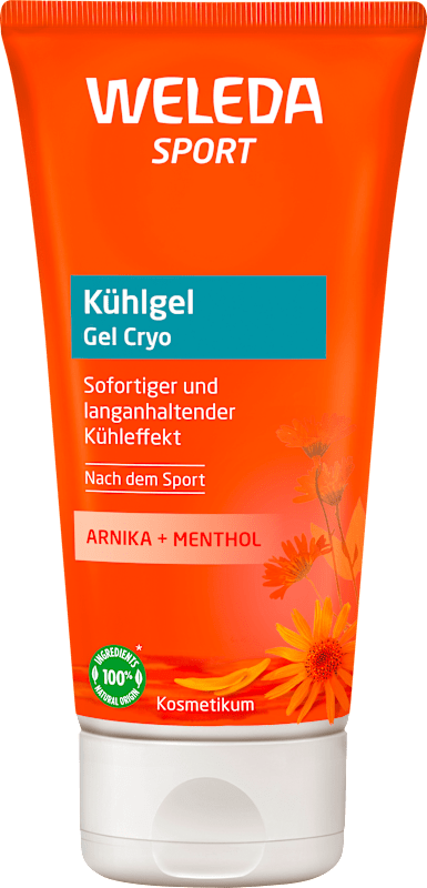 Weleda Kühlgel Cryo Sport mit Arnika & Menthol, 100 ml — produit allemand authentique au Maroc