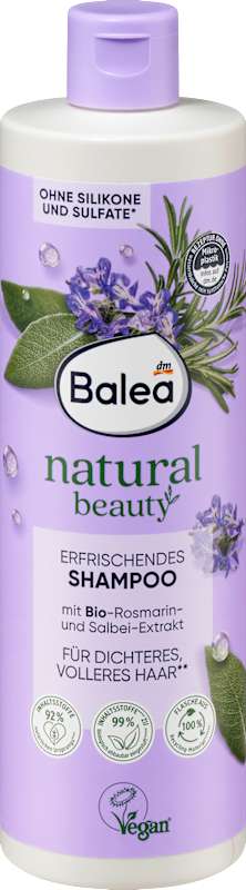 Balea Shampoing Natural Beauty herbes rafraîchissantes, 400 ml