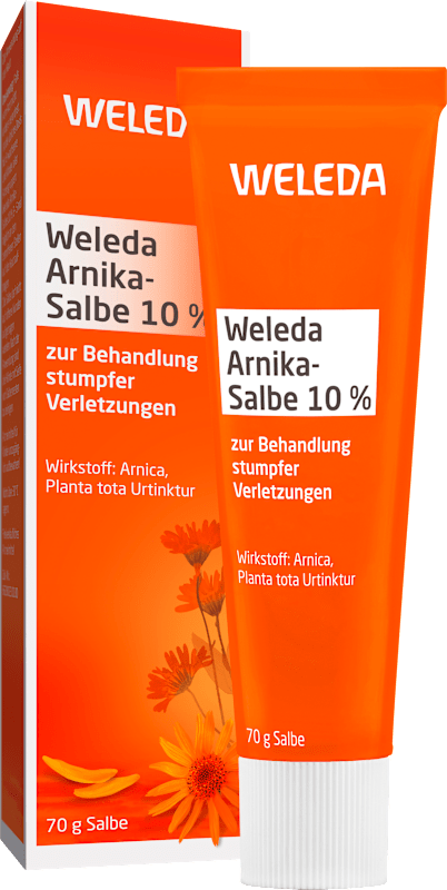Weleda Arnika-Salbe 10%, 70 g — produit allemand authentique au Maroc