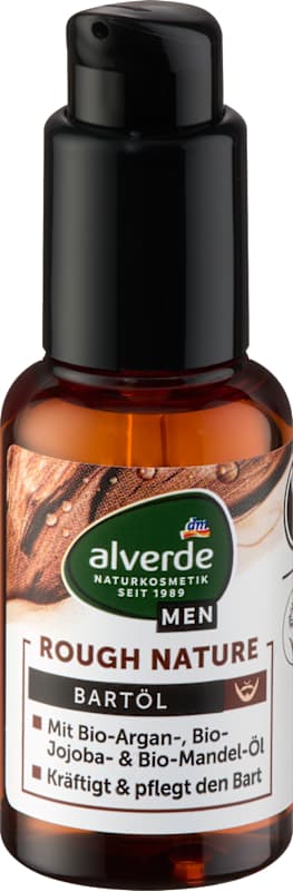 alverde MEN Huile à barbe Rough Nature 30 ml