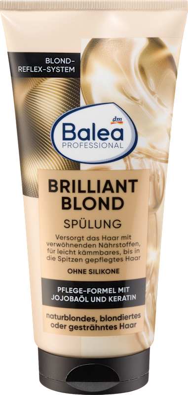 Balea PROFESSIONAL Après-shampooing Brilliant Blond, 200 ml