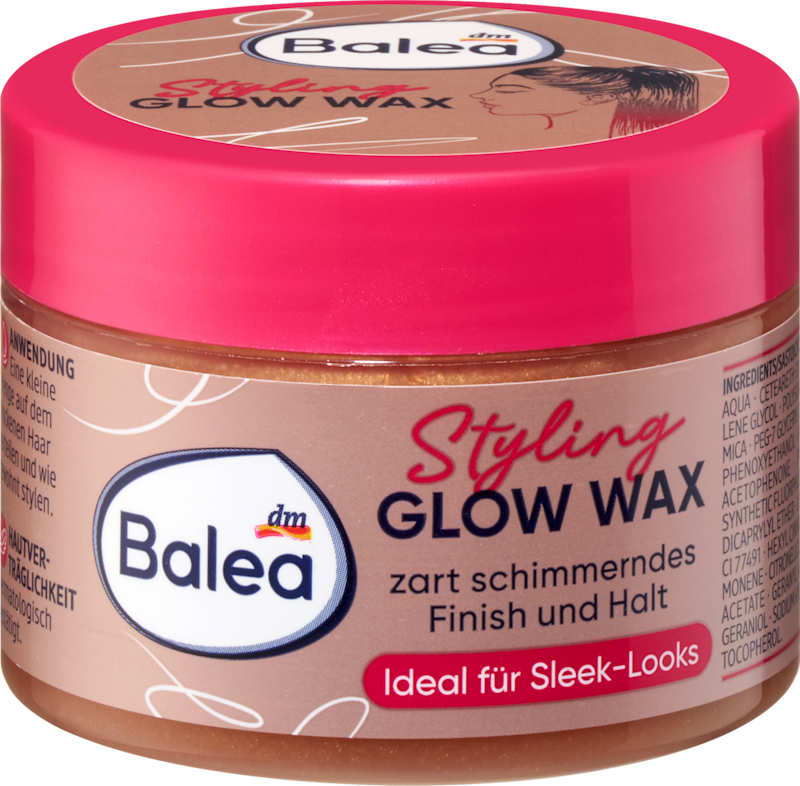 Balea Cire coiffante Glow Wax 75 ml