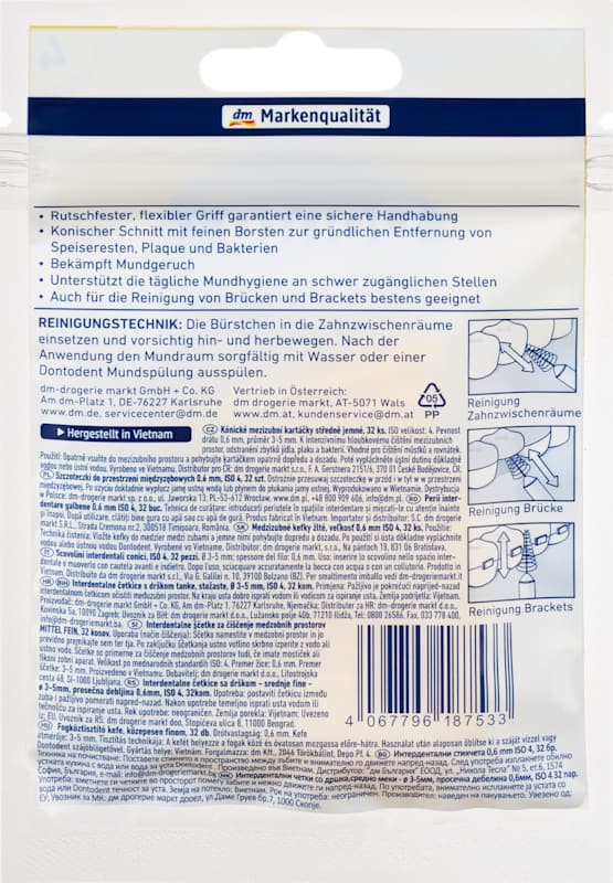 Dontodent Brossettes interdentaires ISO 4 32 pièces
