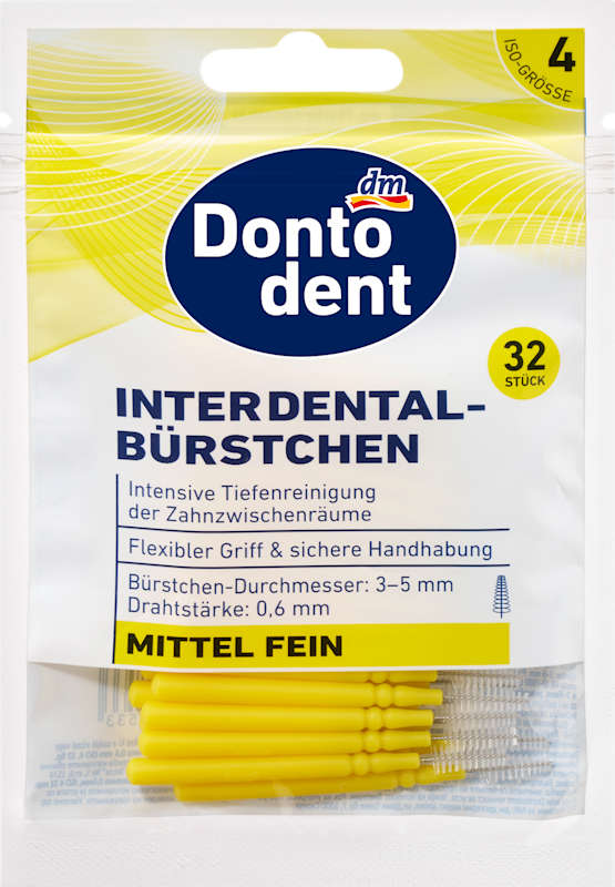 Dontodent Brossettes interdentaires ISO 4 32 pièces