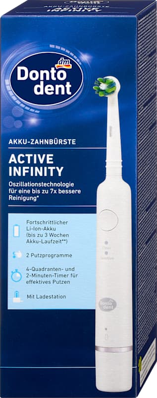 Dontodent Brosse à Dents Électrique Active Infinity 1 pc