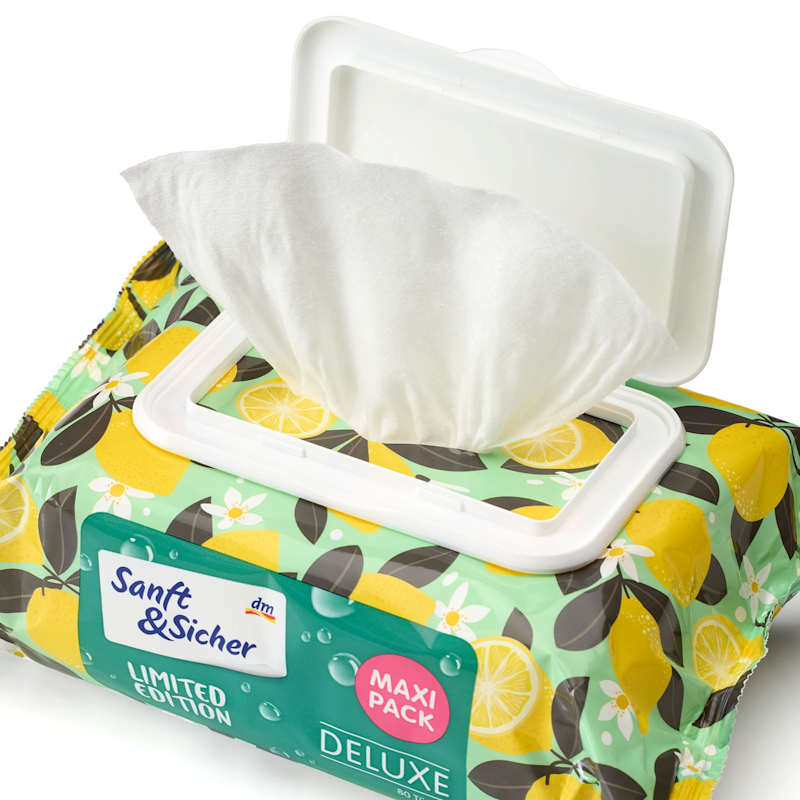 Sanft&Sicher Papier toilette humide Maxi Pack 80 pièces