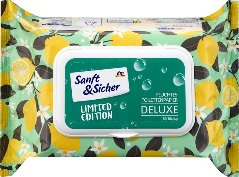 Sanft&Sicher Papier toilette humide Maxi Pack 80 pièces