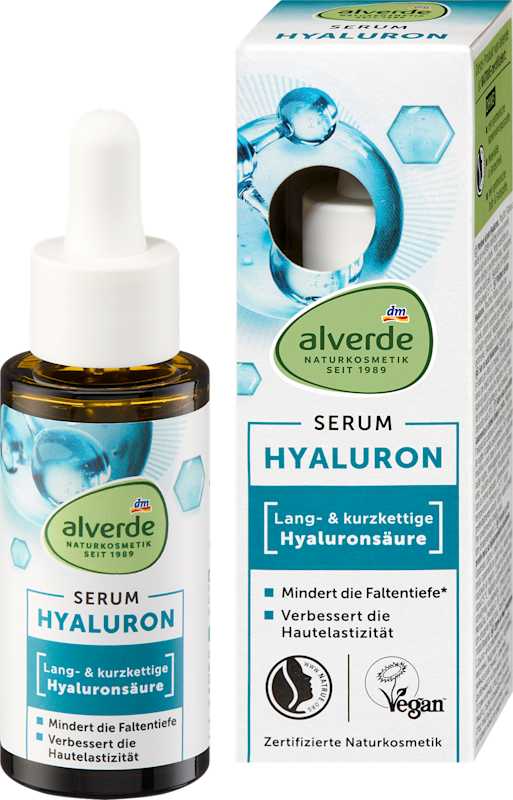 alverde NATURKOSMETIK Sérum Hyaluron, 30 ml