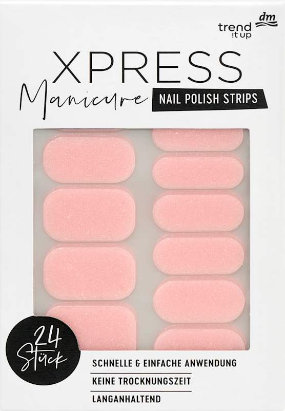 trend !t up Stickers à ongles XPRESS Manicure 034 Lipgloss 24 pièces