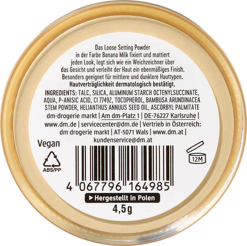 trend !t up poudre libre Banana Milk 4,5 g