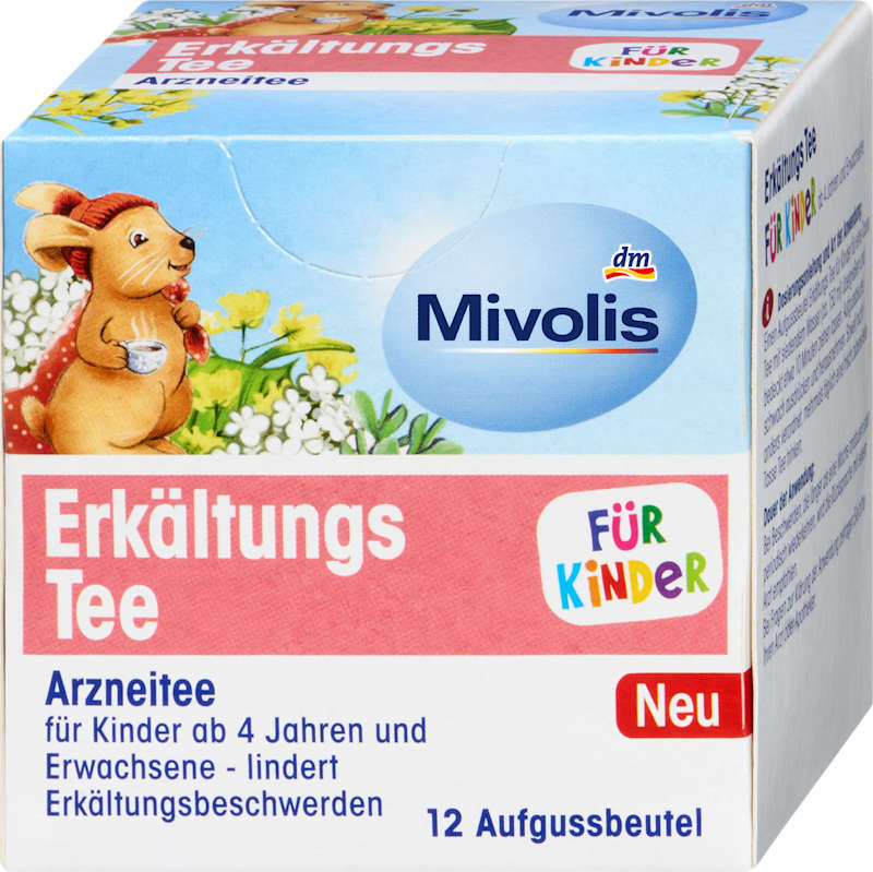 Mivolis Tisane pour enfants tisane rhume 12 sachets 18 g