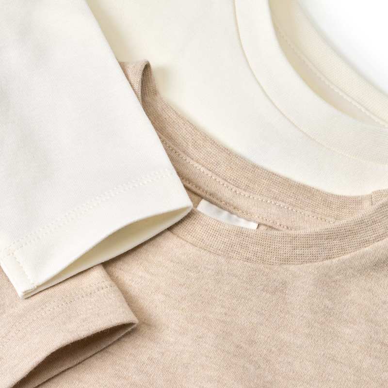 ALANA T-shirts manches longues beige, Taille 98, lot de 2