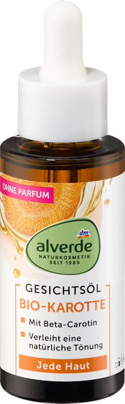 alverde NATURKOSMETIK Huile visage carotte bio 30 ml